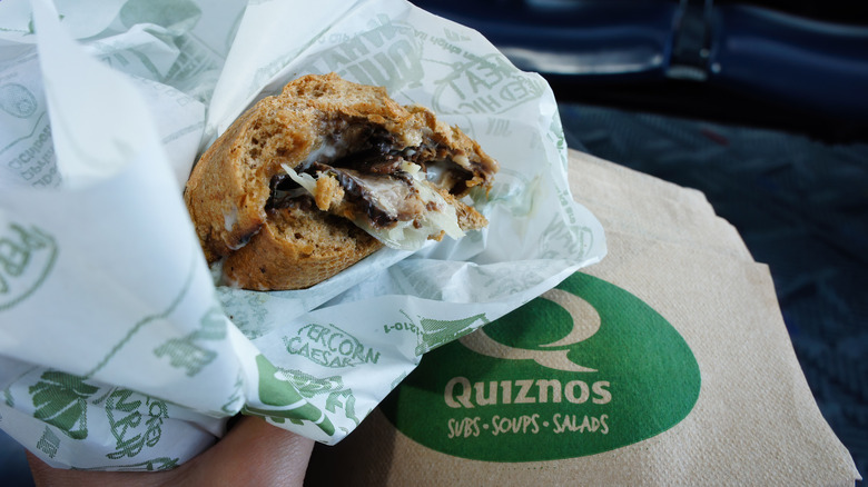 Quiznos sandwich