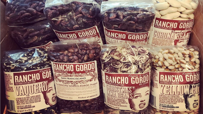 bags of Rancho Gordo beans