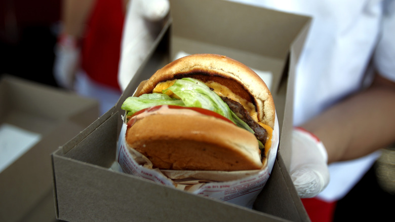 In-N-Out menu in California