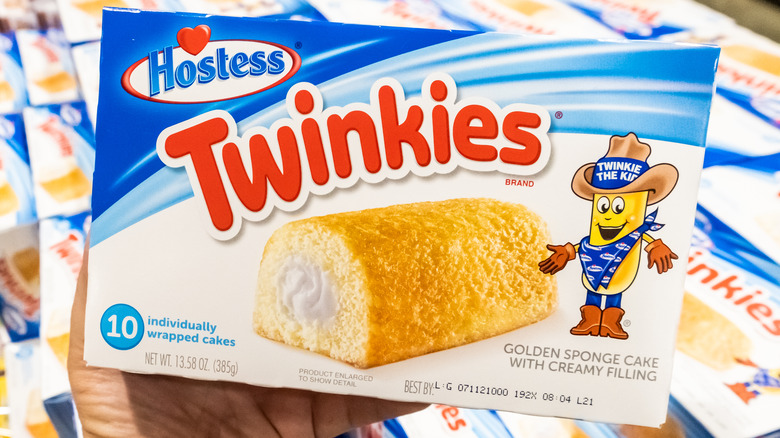 A box of Hostess Twinkies