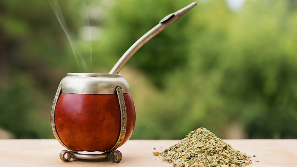 Yerba Mate glass and straw