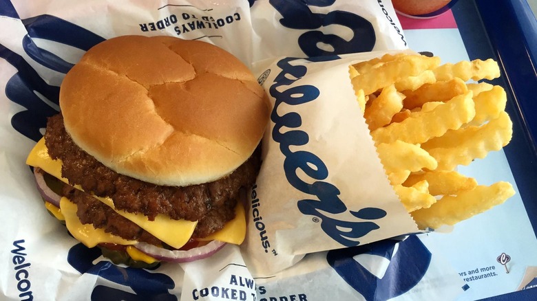 Culver's ButterBurger with cheese