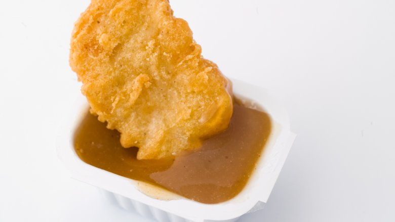 mcnugget in sauce