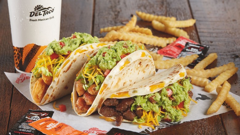 Stuffed Quesadilla Tacos from Del Taco