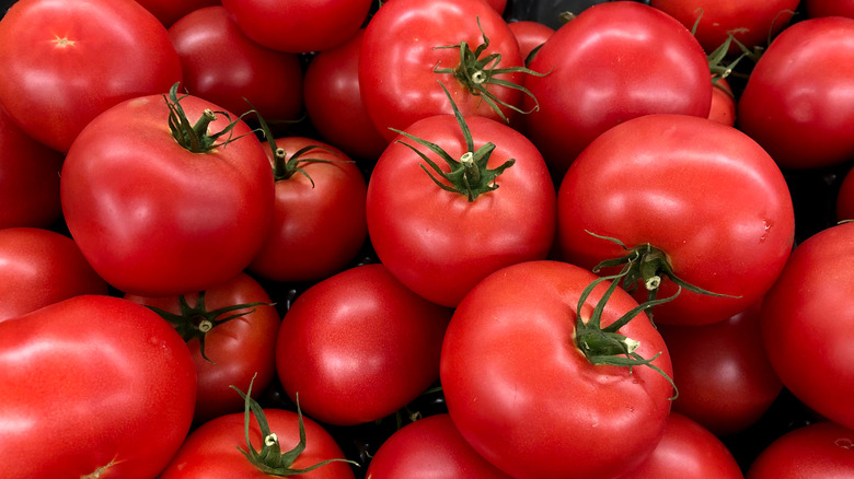 red juicy tomatoes