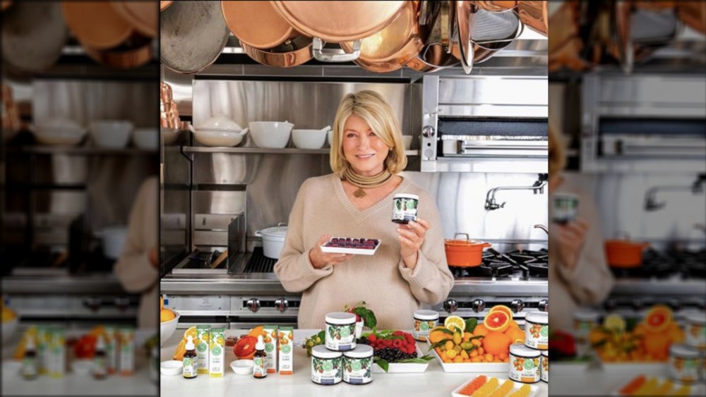 Martha Stewart with her new CBD line