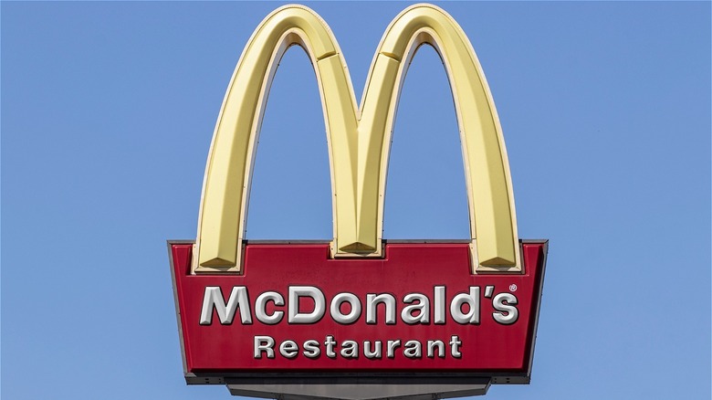 McDonald's restaurant sign