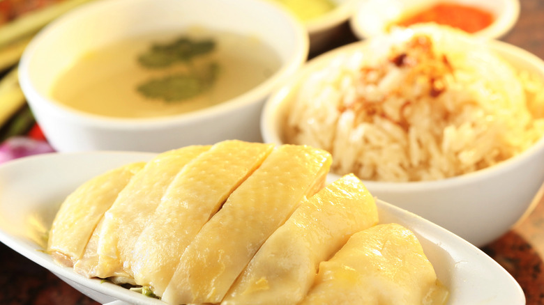 Singapore Hainan Chicken rice