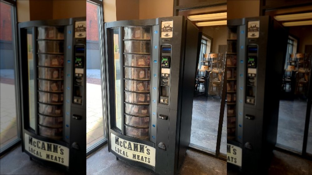 McCann's meat vending machine