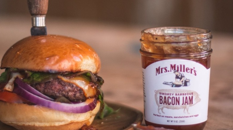 Mrs. Miller's smokey barbecue bacon jam