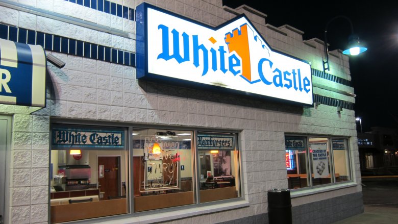 white castle restaurant exterior