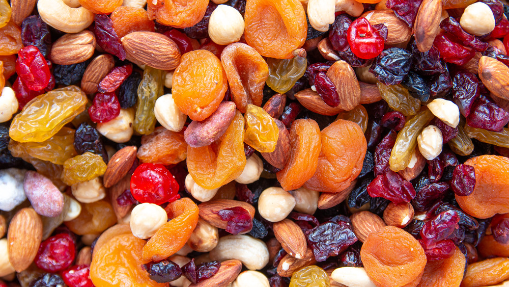 Dried fruit and nuts