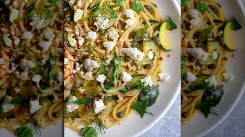 Giada De Laurentiis' lemon zucchini spaghetti