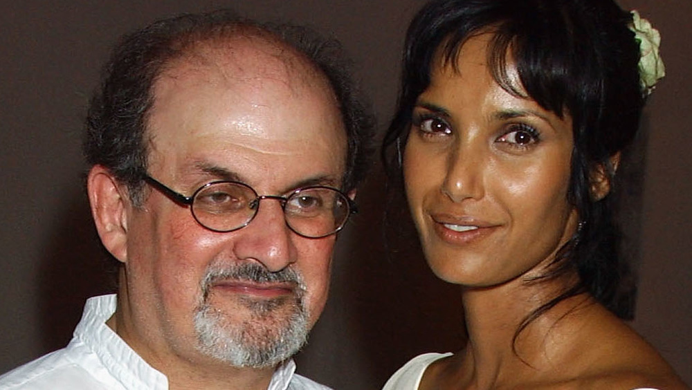 Padma Lakshmi with Salman Rushdie