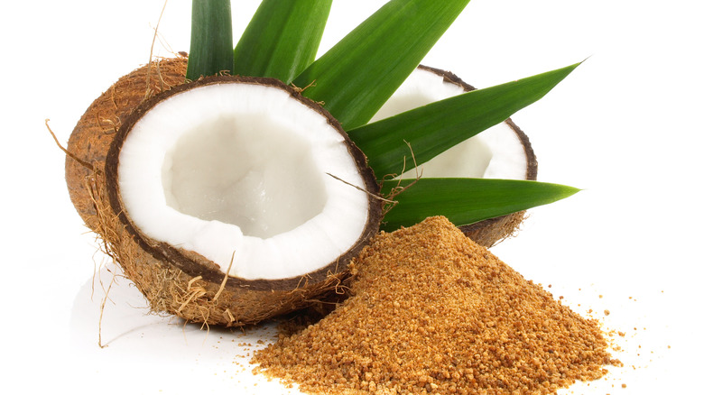 Coconut with coconut sugar