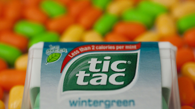 Tic Tacs and a container 
