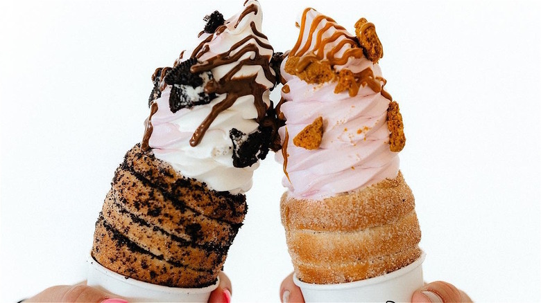 crispy cones soft serve cone