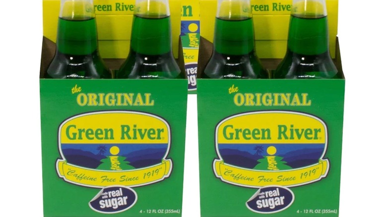 packs of green river soda