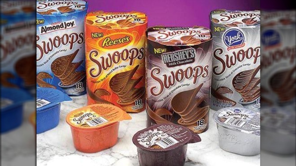 Swoops candy bar-flavored varieties