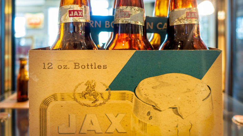 Vintage Jax beer six-pack