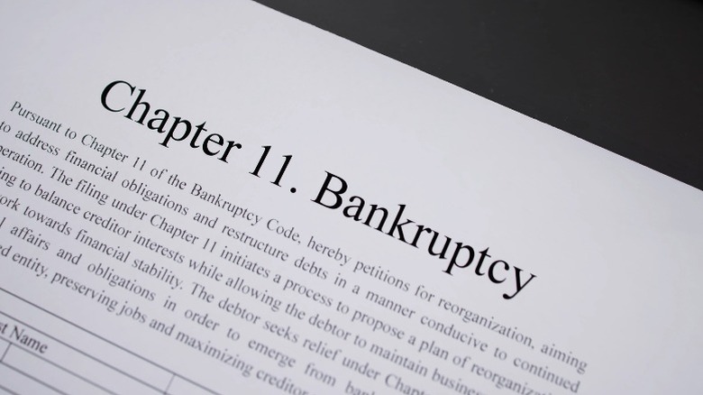 Page from book on Chapter 11 bankruptcy