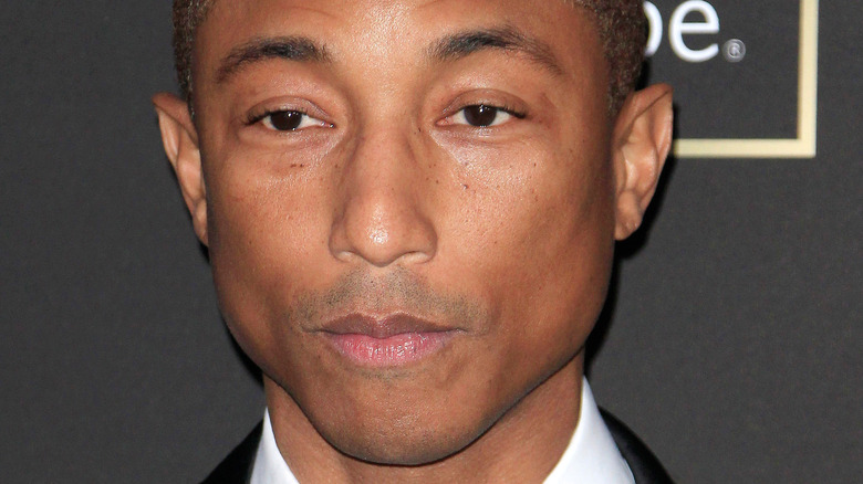 Pharrell Williams posing