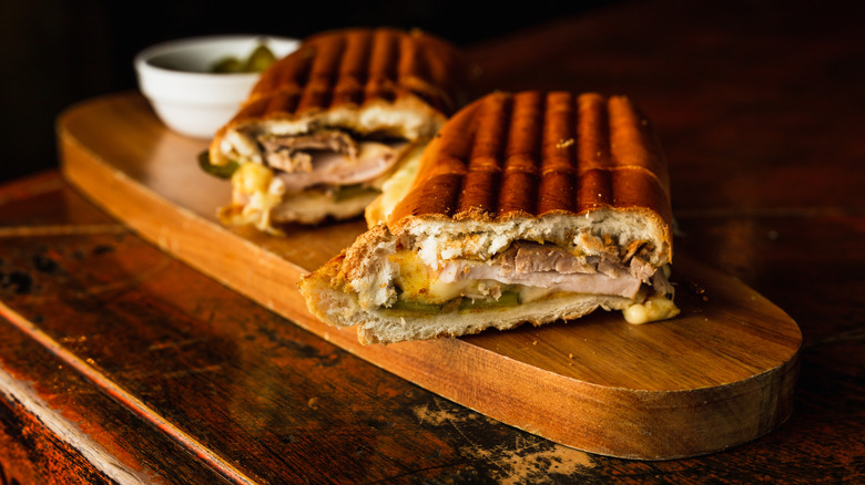 Traditional Cuban sandwich