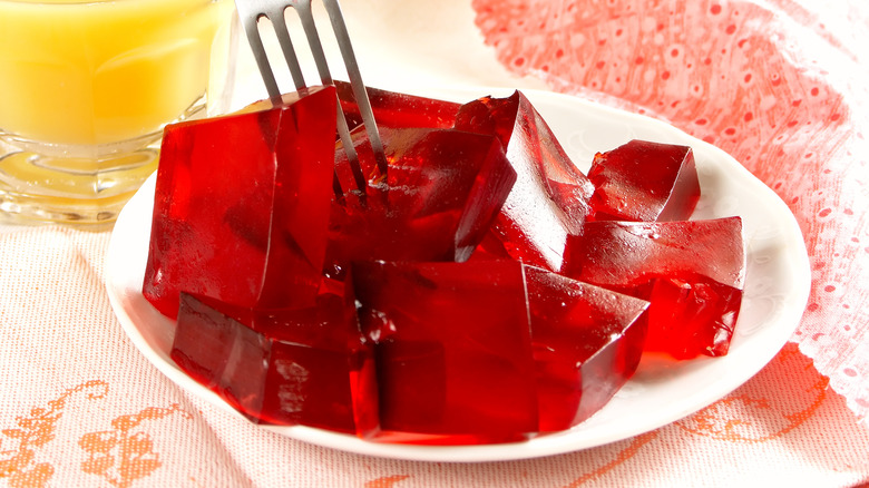 cherry jell-o