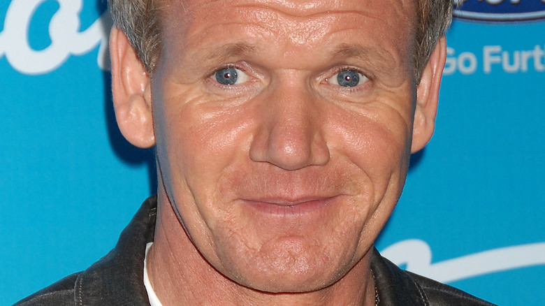 gordon ramsay slightly smiling