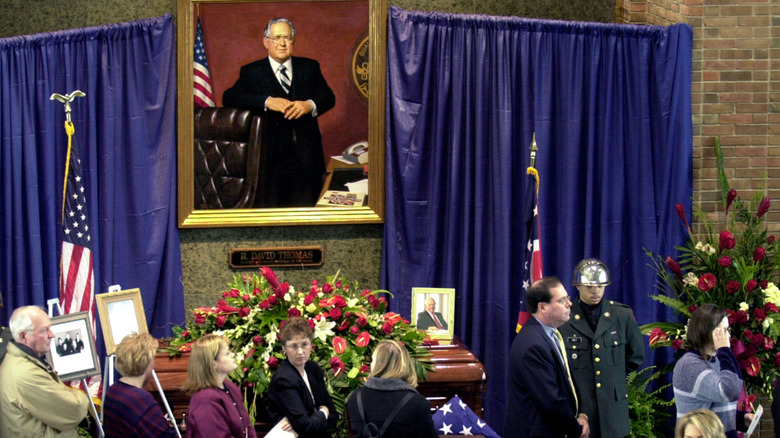 The funeral for Dave Thomas