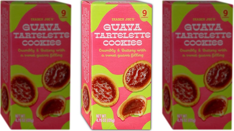 Pack of guava flavored tartelette cookies.