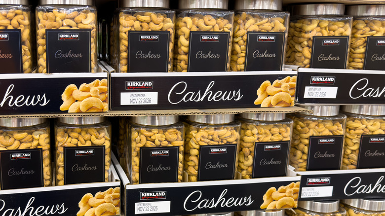 Costco black label cashew jars