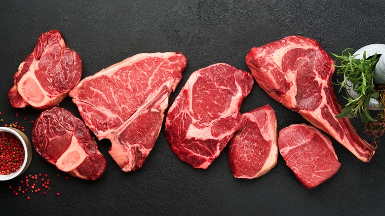 Cuts of steak