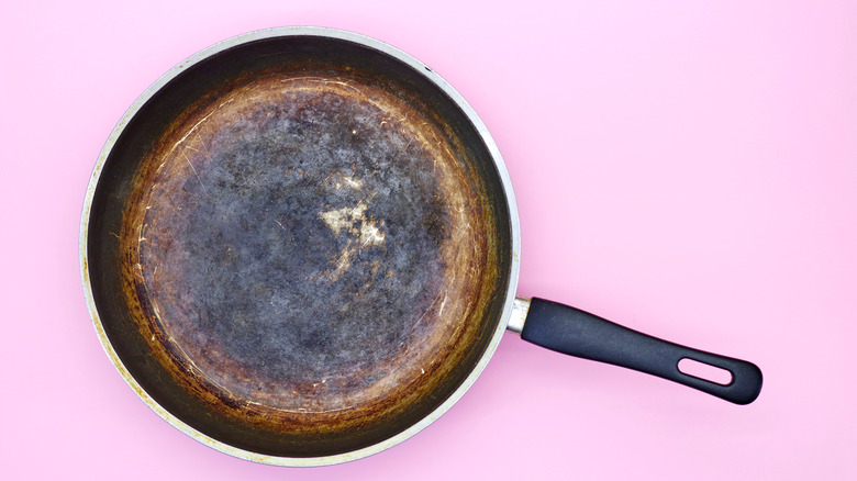 The Reason You Shouldn't Use Metal Utensils With Nonstick Frying Pans