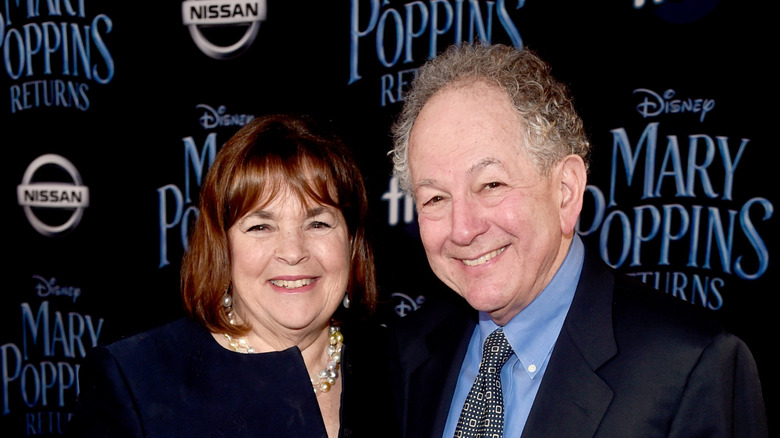 Ina Garten and her husband Jeffrey smiling
