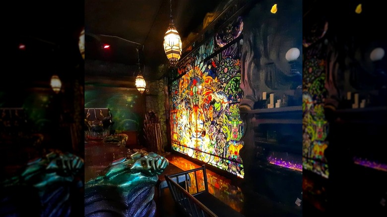 Interior of Requiem Cafe in Anaheim, California.