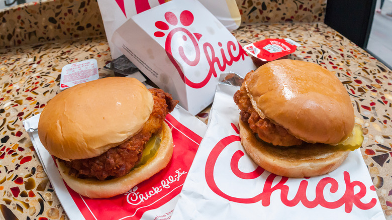 Chick-fil-A sandwiches