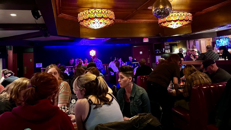 Interior of Roguelike Tavern filled with patrons