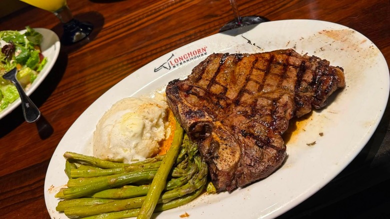 Steak from longhorn steakhouse