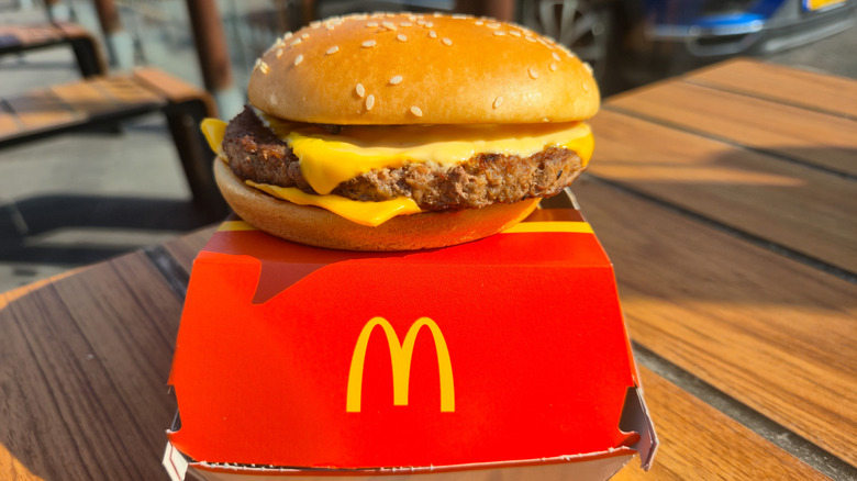 McDonald's burger