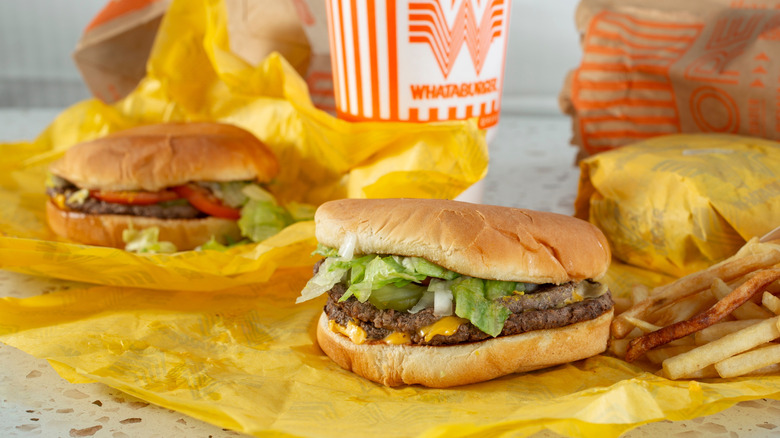 Whataburger burgers