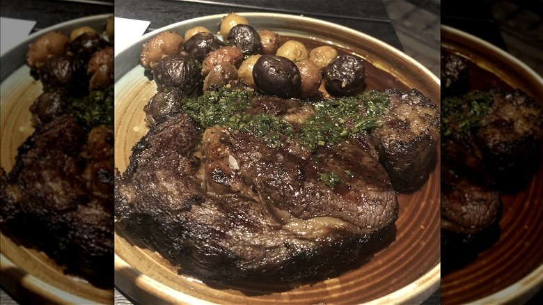 Prime rib and potatoes from The Ravenous Pig