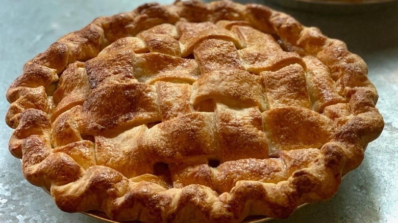 Fresh apple pie