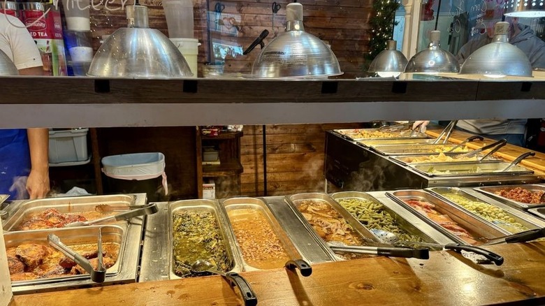 Sunday brunch buffet at The Carriage House.