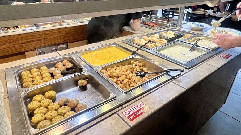 Sunday breakfast buffet at Mary B's Diner.