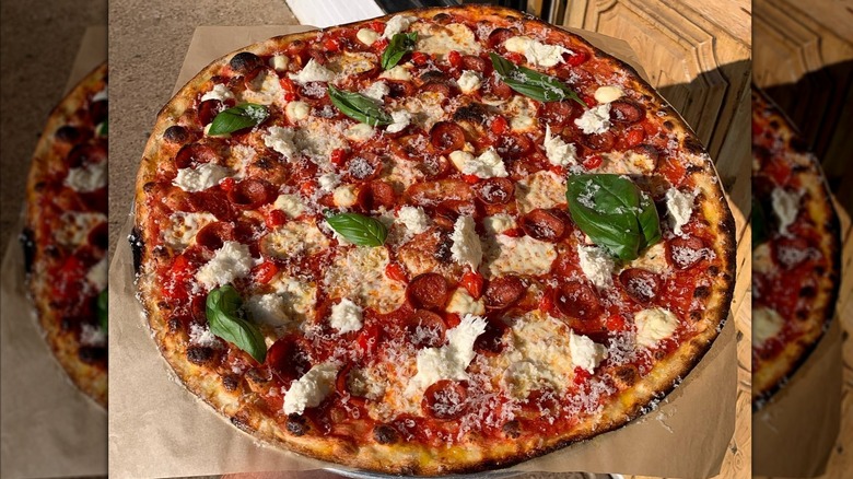 A Dopo pepperoni pizza