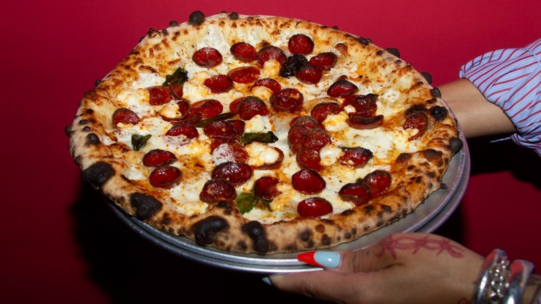 Paulie Gee's pepperoni pizza