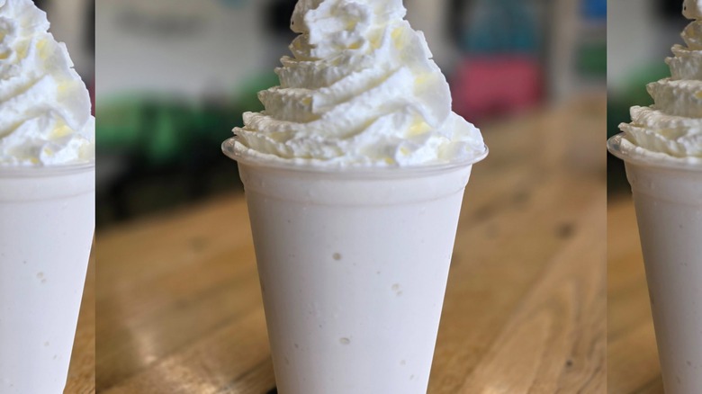 Vanilla milkshake.