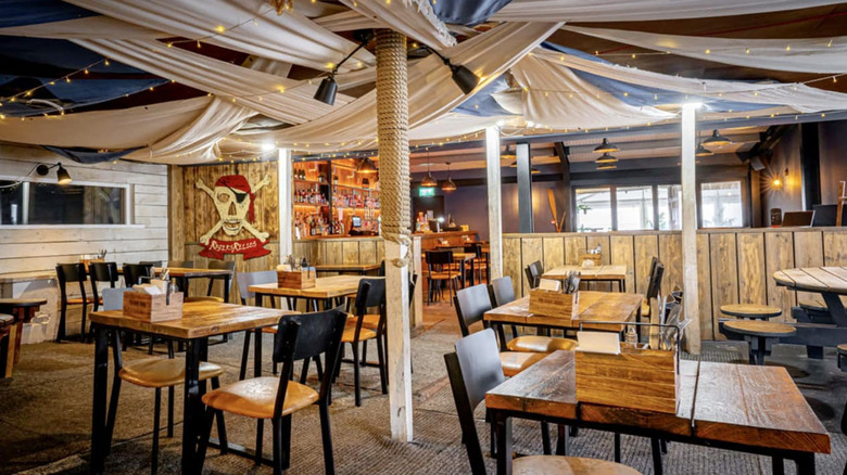 interior of The Coddy Shack, Looe, Cornwall