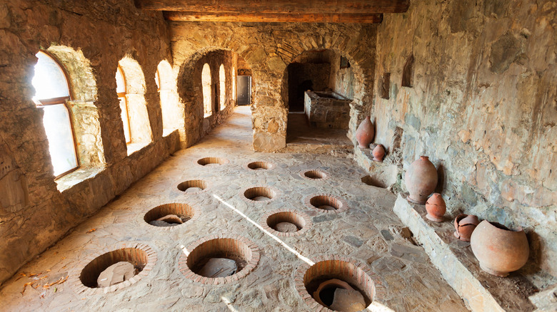 qvevri wine cellar in Georgia
